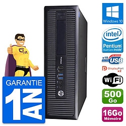 PC HP ProDesk 600 G1 SFF Intel G3220 RAM 16Go Disque 500Go Windows 10 Wifi - Occasion