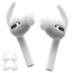 OKULI 6 x Écouteurs en Silicone Embouts d'oreilles Crochets pour Apple AirPods (1st Gen) Casque Écouteurs