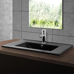 ML DESIGN MODERN LIVING Lavabo 710x465x175 mm céramique Blanc