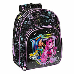 Sac à dos enfant Monster High Noir 28 x 34 x 10 cm