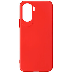 Avizar Coque pour Honor 90 Lite Semi-rigide Soft-touch Fast Cover Rouge