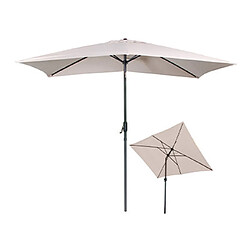 Mes Parasol inclinable 200x300 cm sable - PALERMO