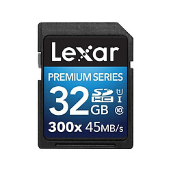 LEXAR Carte SDHC 32 Go PREMIUM 300X 45 Mo/s