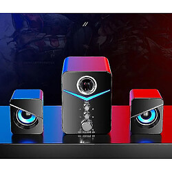 Universal Home Theatre System PC Bass Subwoofer Bluetooth haut-parleur Computer Helers Music haut-parleurs (noir)