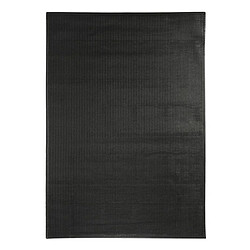 Thedecofactory SKIN - Tapis en cuir noir 140x200 