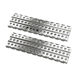 6Pcs En Alliage D'aluminium Antidérapant Plaque échelle De Sable Board Fit Pour 1/10 TRX4