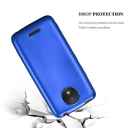 Avis Cadorabo Coque Motorola MOTO C PLUS Etui en Bleu