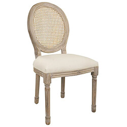 Chaise de Salle à Manger Alexandra House Living Beige 46 x 96 x 48 cm