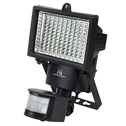 Maclean MCE442 Lampes solaires Projecteur à LED avec détecteur de mouvement Projecteur solaire Applique murale solaire détecteur de crépuscule P44 6 W 360 lumens 6000 K