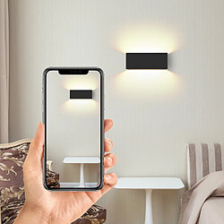 Avis ZMH LED Wall Lights Wall Lights Black - Appliques d'extérieur modernes Chambre à coucher