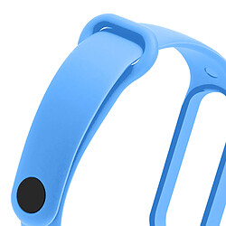 Avizar Bracelet pour Xiaomi Mi Band 5 / 6 / 7 Silicone Soft Touch Waterproof Bleu