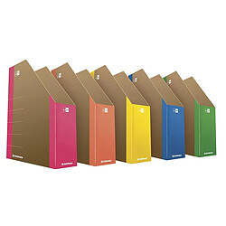 Avis DONAU LIFE 3550001FSC-10 Archive Box Classeur en carton ? jusqu'à 500 feuilles pour le bureau, l'école et la maison pour ranger des documents au format A4, archivage de magazines