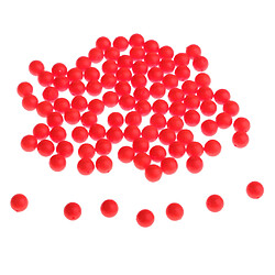 Avis 200pcs Pêche Flottant Bobbers Dérive Boule Indicateur De Mousse 7mm Rouge Et Jaune