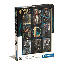 Clementoni Collection League of Legends 500 pièces, Fantaisie-fabriqué en Italie, Puzzle Adulte, 35122, Multicolore, Medium