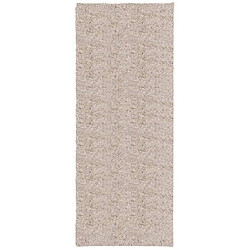 vidaXL Tapis shaggy PAMPLONA poils longs moderne beige 80x200 cm