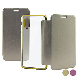 Housse Folio pour Mobile Iphone X/xs KSIX Dorado