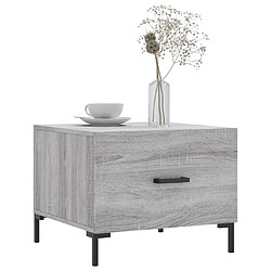 Avis Maison Chic Lot de 2 Tables basses,Table Console pour salon sonoma gris 50x50x40 cm bois d'ingénierie -MN63765