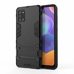 Coque en TPU garde cool avec béquille noir pour votre Samsung Galaxy A31