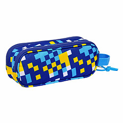 Avis Trousse Fourre-Tout Double Sonic Speed Bleu 21 x 8 x 6 cm