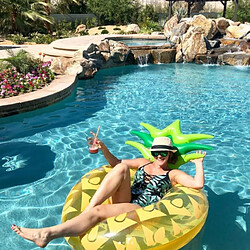 Acheter BESTA Bouée Piscine Ananas, Flotteur Gonflable Piscine, Grand Gonflable Jouets Flotteur de Plage Ocean, Fauteuil Piscine de Natation pour Adultes Enfants, Matelas Pneumatique Piscine