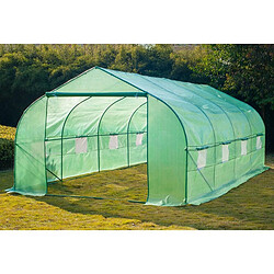 Bcelec Serre de jardin SerreTunnel 6 sections 6x3x2m 18m²