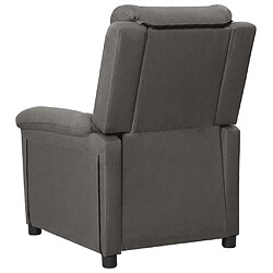 Acheter vidaXL Fauteuil électrique de massage Gris foncé Tissu