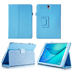 Xeptio Housse Samsung Galaxy Tab S3 9.7 pouces bleue avec Stand - Etui coque