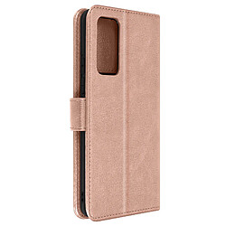 Avizar Housse pour Xiaomi 12T et 12T Pro Clapet Portefeuille Fonction Support Rose Gold