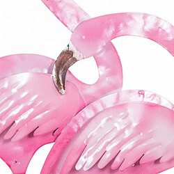 Acheter Décoration murale Alexandra House Living Multicouleur Métal Flamant rose 5 x 81 x 81 cm