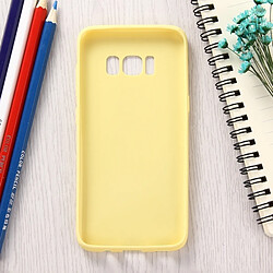 Avis Wewoo Coque jaune pour Samsung Galaxy S8 + / G9550 Belle Candy Couleurs Soft TPU Housse de protection