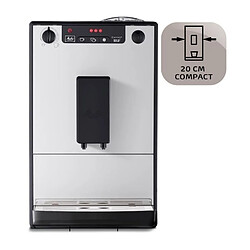 MELITTA E950-666 - Cafetiere automatique Solo Pure Argent - 1400W - 3 reglages dintensite - Reservoir a grains 125g pas cher