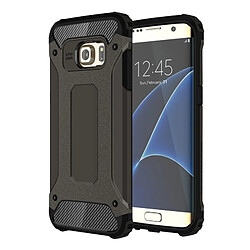 Wewoo Coque renforcée noir pour Samsung Galaxy S7 Edge / G935 Armure Tough TPU + PC