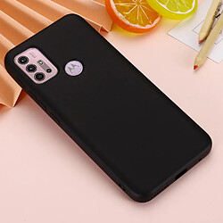 Coque en silicone souple avec sangle noir pour votre Motorola Moto G30/G10