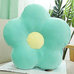 Universal 40 * 8 cm frais fleurs colorées peluche coussin jouet doux dessin animé coussin de chaise (vert)