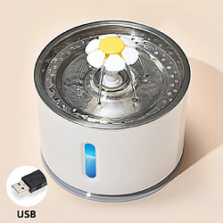 Universal Fontaine pour chat, bol de boisson pour chien, réservoir d'eau automatique USB pour animal de compagnie, boisson super silencieuse, mangeur de voiture | Fournitures d'arrosage pour l'alimentation des chats