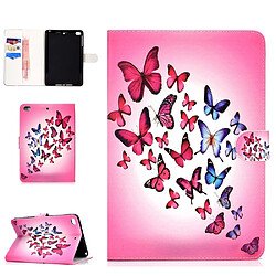 Etui en PU avec support papillons pour votre Apple iPad Mini 4 3 2 1