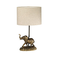 Elstead Lighting Lampe de table Sabi Résine,toile de jute Patine Bronze