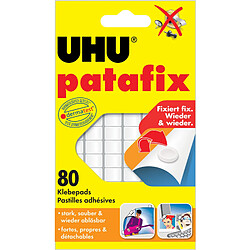 UHU Pâtes adhésives patafix, repositionnable, blanc ()