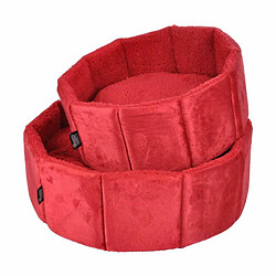 Paris Prix Lot de 2 Paniers pour Chat Sweet Cat 48cm Rouge