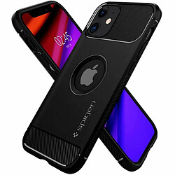 Spigen Sgp Spigen Rugged Armor Coque Compatible avec iPhone 12 Compatible avec iPhone 12 Pro - Noir