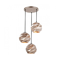 Luminaire Center Suspension design Palermo en acier