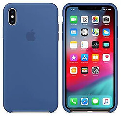 Universal Étui en silicone bleu pour Apple iPhone XS Max