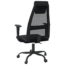 Acheter Helloshop26 Chaise fauteuil siège de bureau informatique étude réglable en hauteur noir 02_0024073