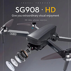 Universal SG908 3 axes Cardan Drone avec caméra 4K HD 5G GPS WIFI FPV moteur brushless Télécommande professionnelle Quadcopter | Télécommande Hélicoptère