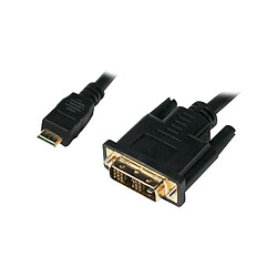 LogiLink Câble de connexion mini HDMI, mini HDMI - DVI-D ()