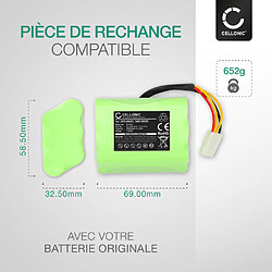 2x Batterie pour Neato Signature Pro, Neato XV-15, XV-21, XV-25, XV-11, XV-12, XV-14, Neato 945-0005 3500mAh de CELLONIC pas cher