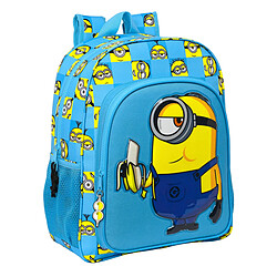 Cartable Minions Minionstatic Bleu (32 x 38 x 12 cm)