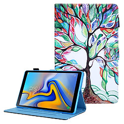 Etui en PU Impression de motifs avec support et porte-cartes arbre coloré pour votre Samsung Galaxy Tab A7 Lite 8.7 (2021) T220/T225