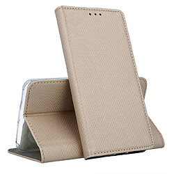 Htdmobiles Housse pour Samsung Galaxy A24 4G / A25 5G - etui coque pochette portefeuille + film ecran - OR MAGNET