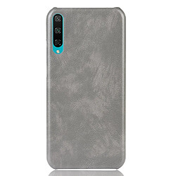 Wewoo Coque Rigide Pour Huawei Honor Play 3 Shockproof Litchi PC + PU Case Gris